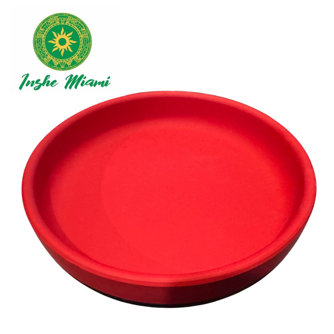 ENAMELLED ELEGUA PLATE