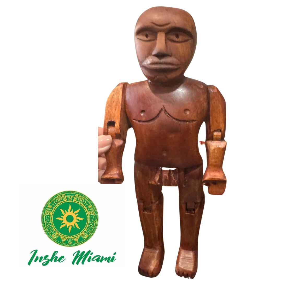 Muñeco Articulado de Madera
