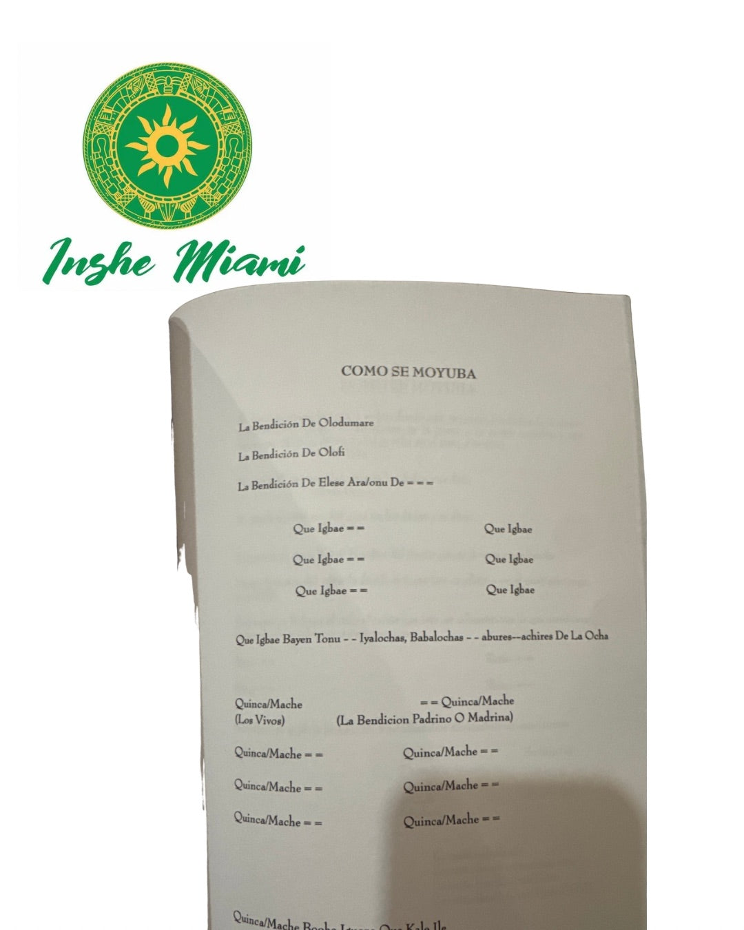 Libro de Ita para cada Santo (Elige el Santo aqui)