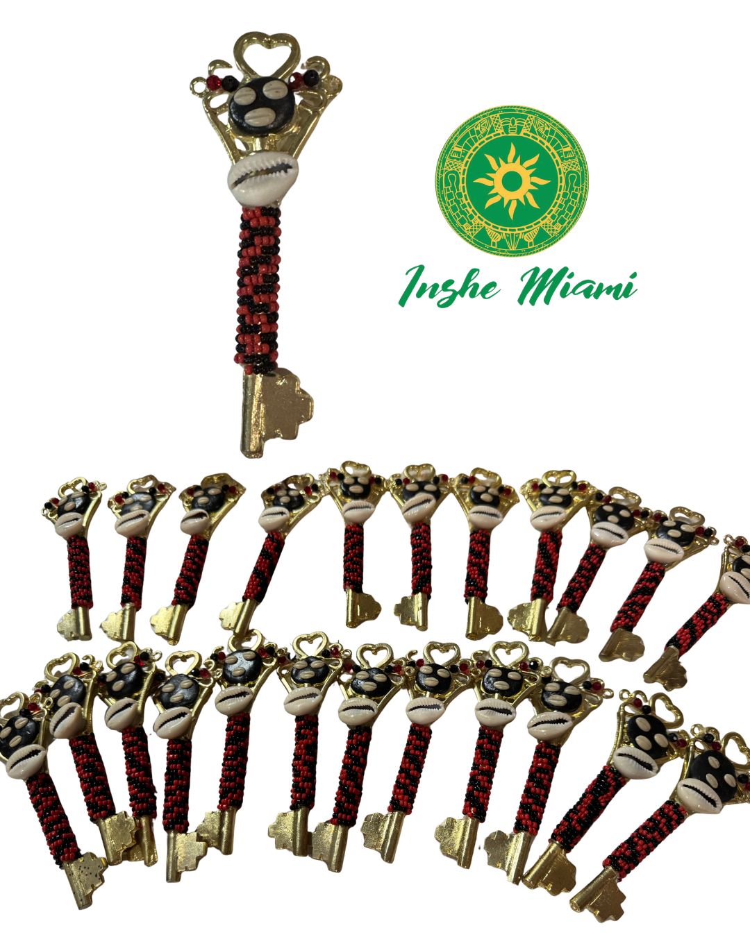 Elegua Key 4” (Gold Metal)