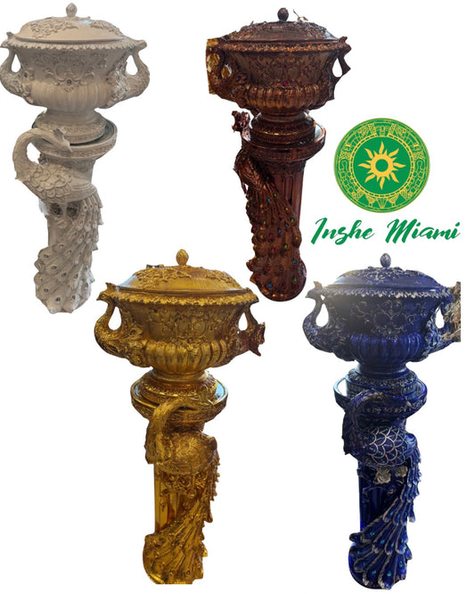 Juego de Pedestal y Potiche