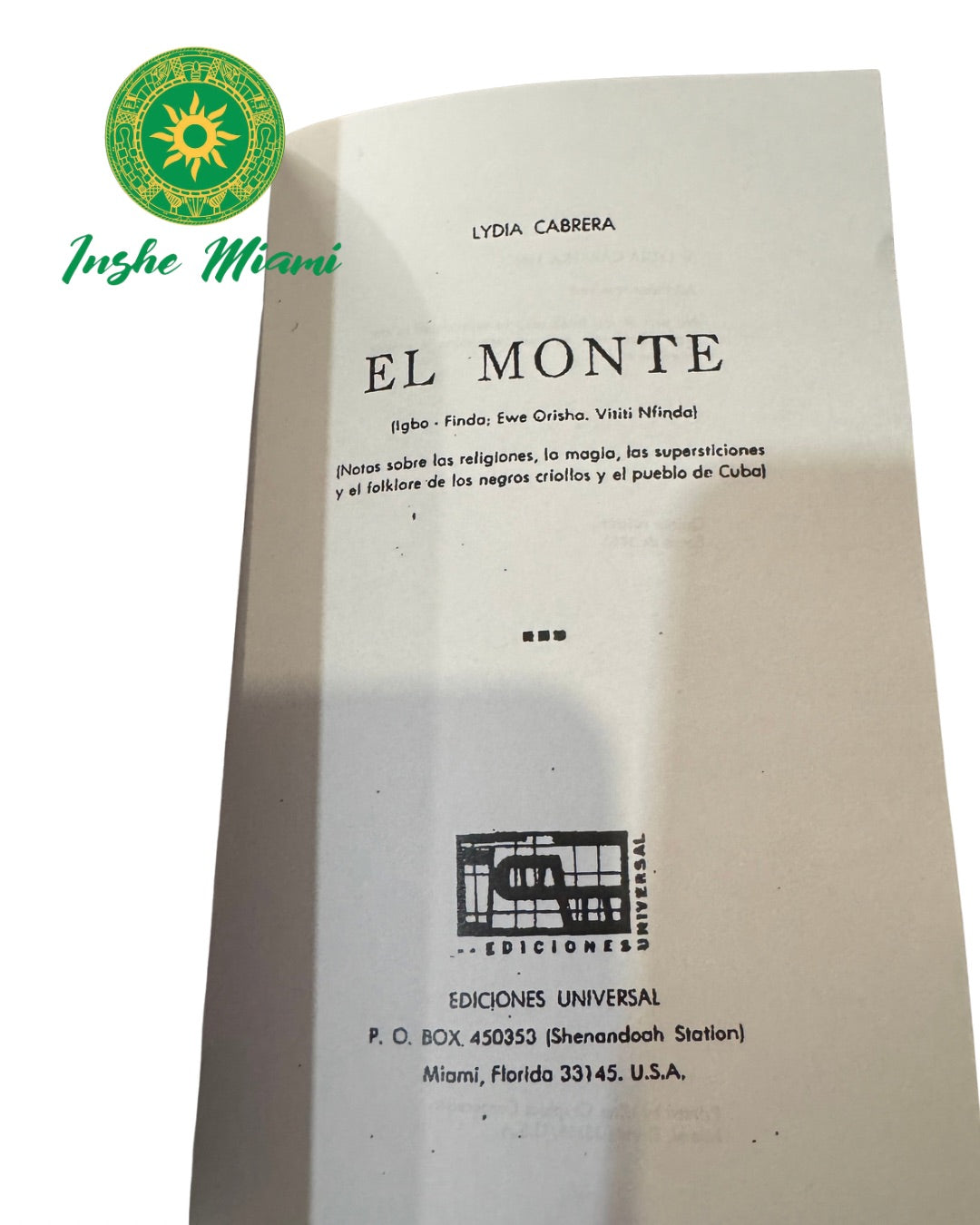 Book El Monte – Igbo Finda | Lydia Cabrera's Book on Yoruba Religion, Palo Monte, and Afro-Cuban Traditions
