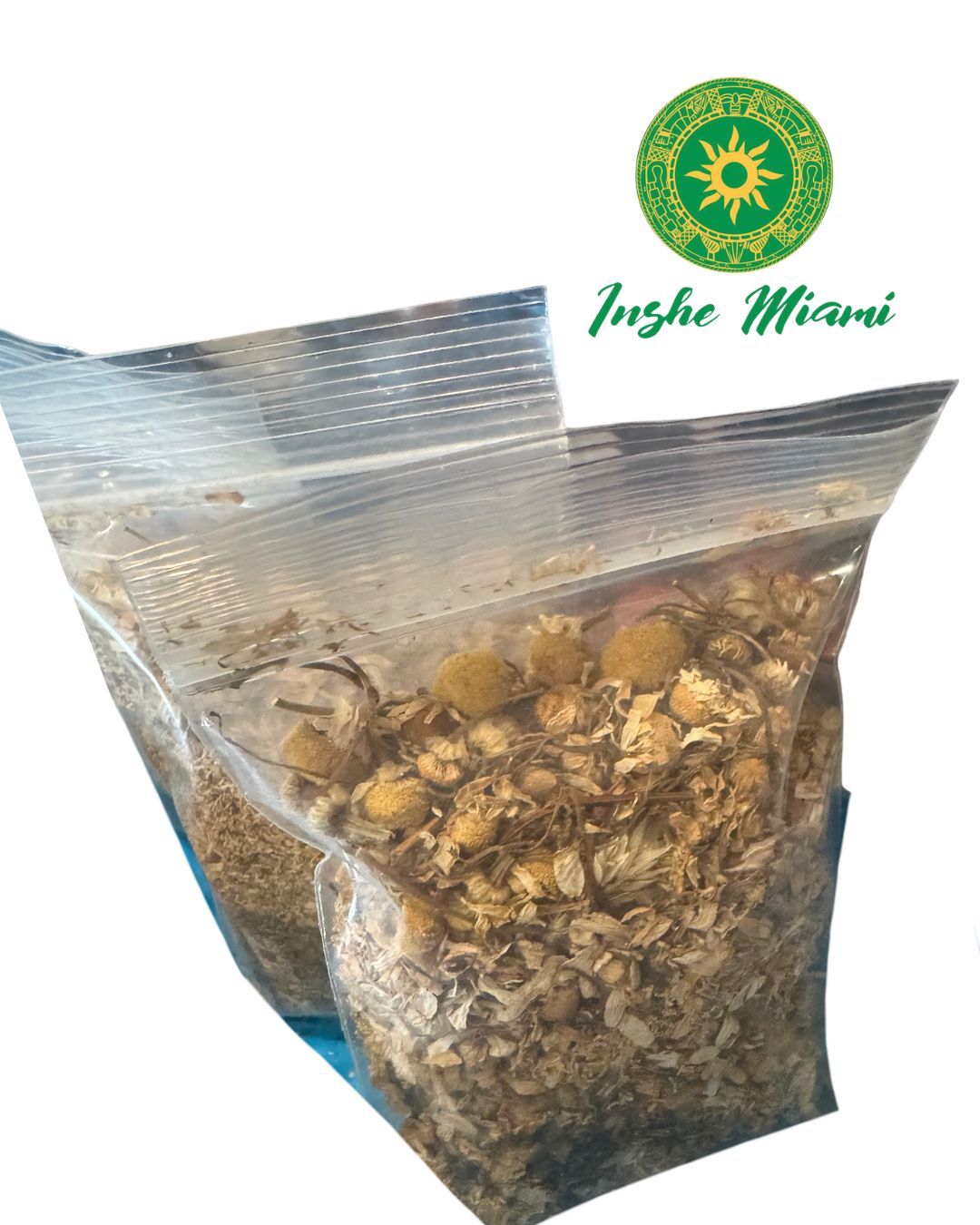 Manzanilla Empaquetada – Hierba Tradicional para Uso Espiritual y Cultural | Inshe Miami