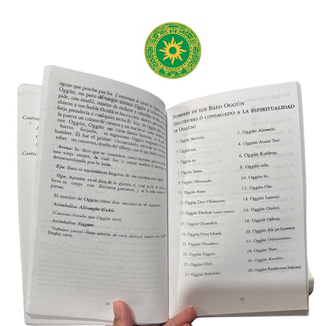 Libro Tratado de Oggun y Oshosi