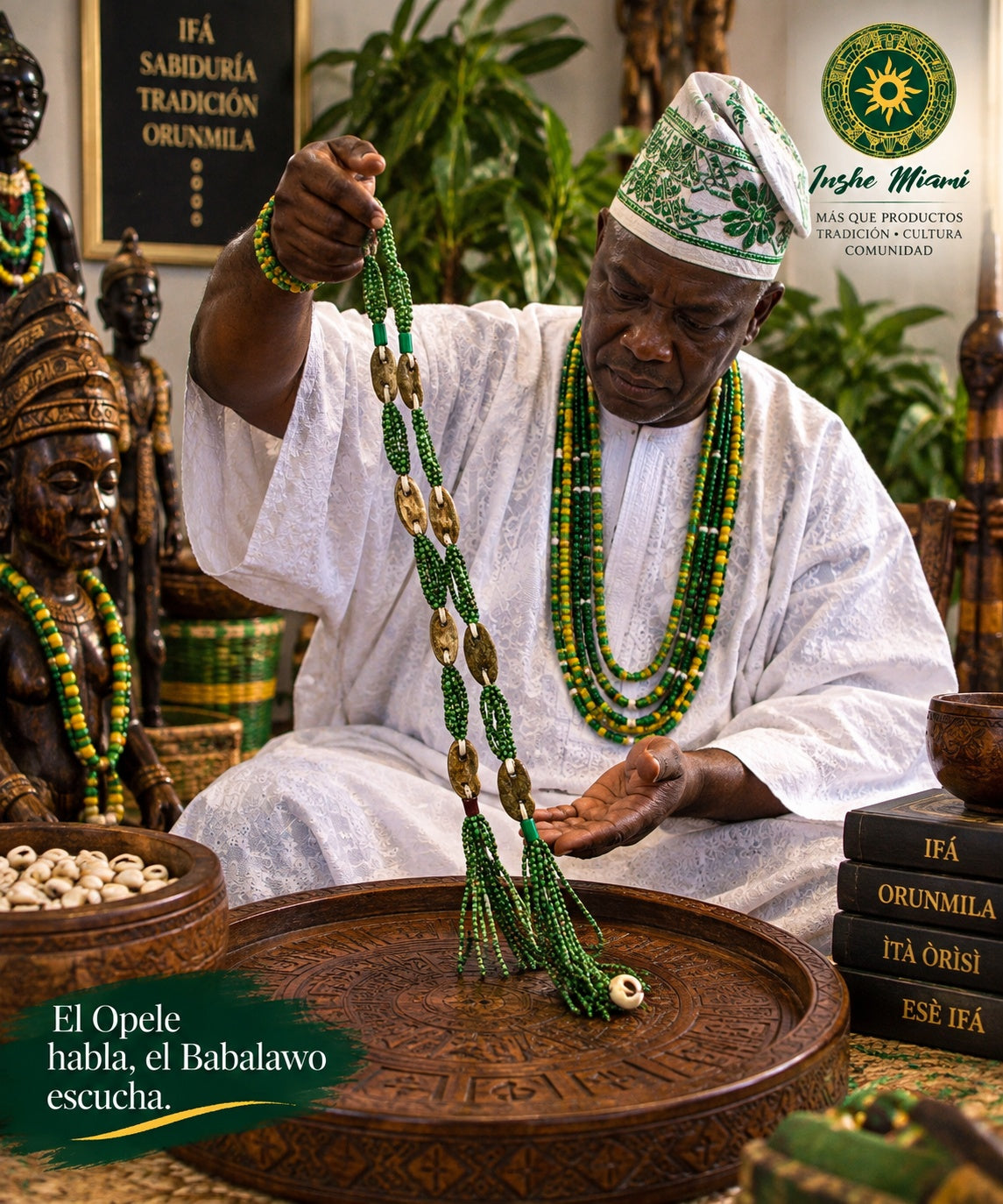 Opele Tradicional Nigeriano Agbere – “La Semilla que Nunca Miente” | Ekuele de Ifá | Inshe Miami