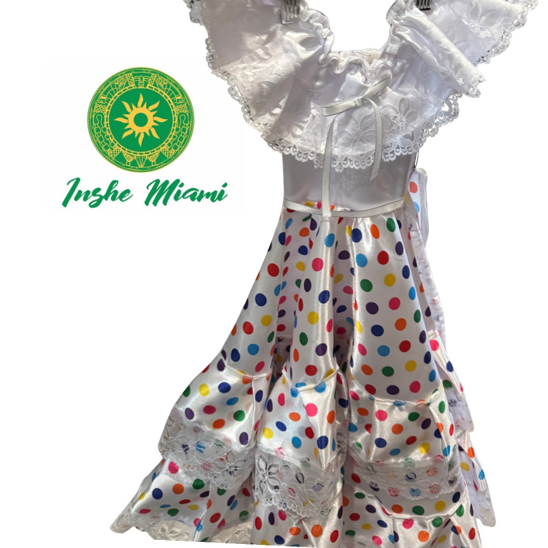 MEDIUM RUBBER DOLLS IN LONG LACE DRESSES