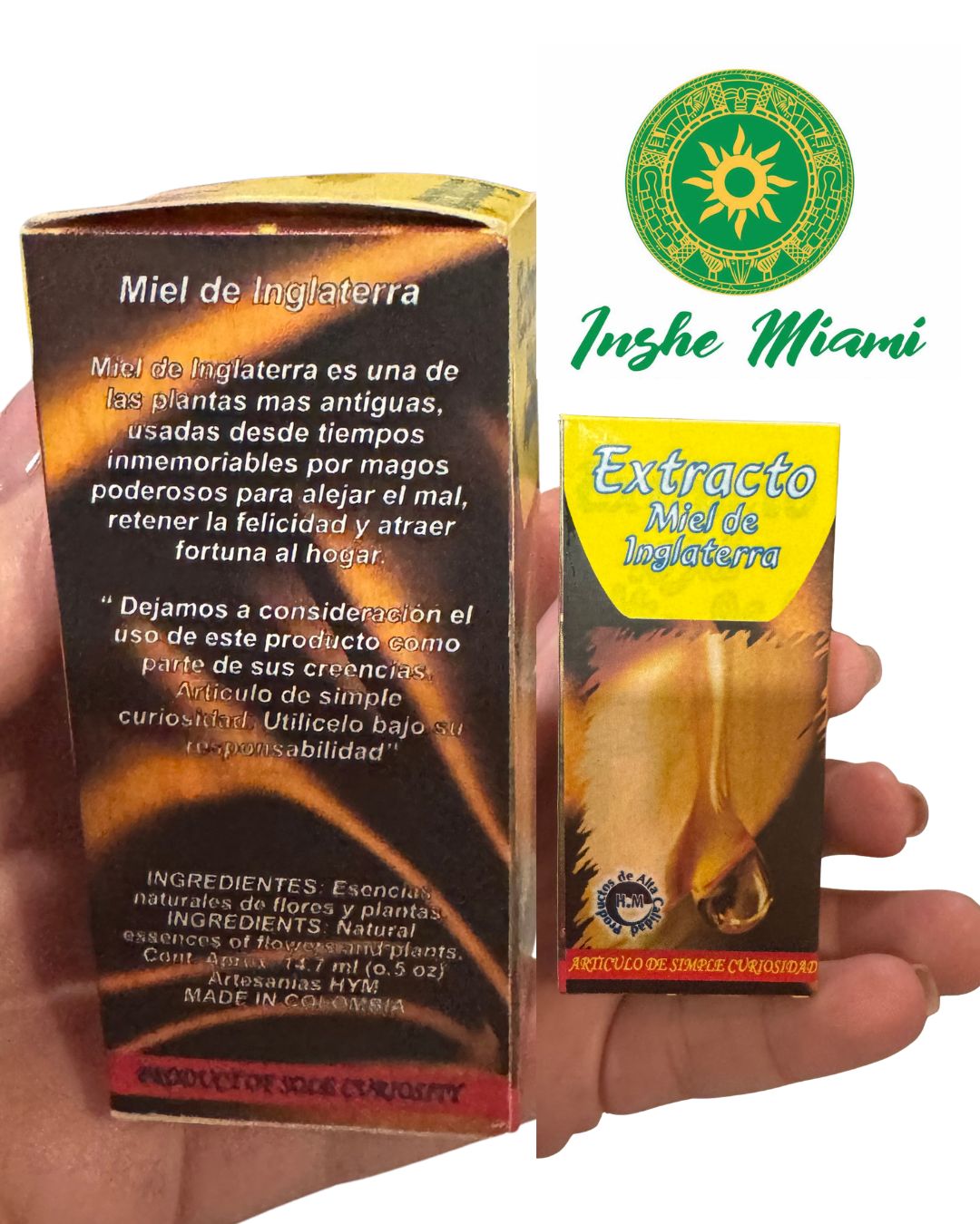 Miel de Inglaterra Preparada – Extracto Espiritual Tradicional 14.7 ml | Inshe Miami