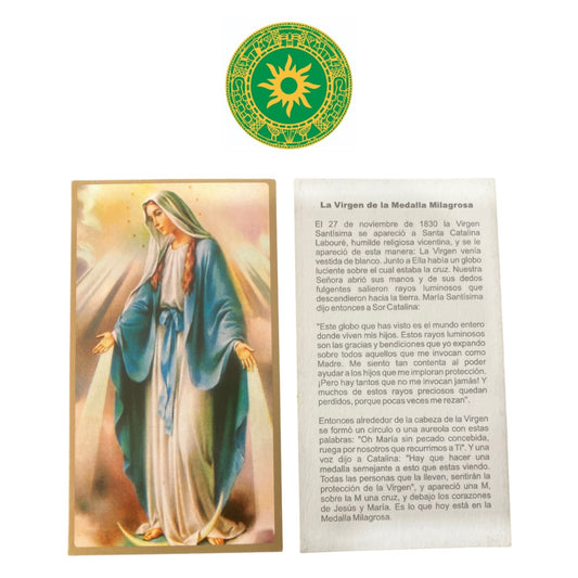 Oracion e Imagen la Virgen de la Medalla Milagrosa