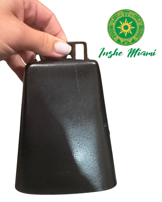 Cencerro Negro 5” – Para Llamar a Orun y Rituales Espirituales | Inshe Miami