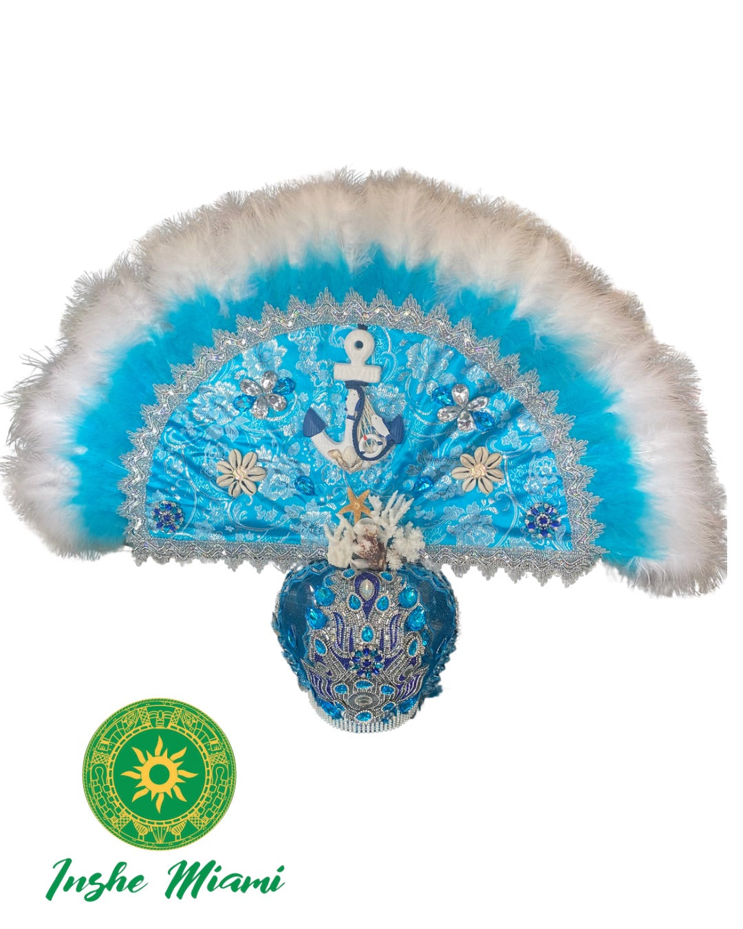Decorated Face Shield Crowns 10"