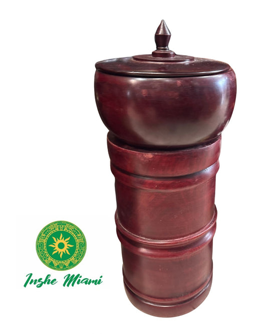 Pilon y Batea Set Básico de Chango para Santería y Rituales Espirituales