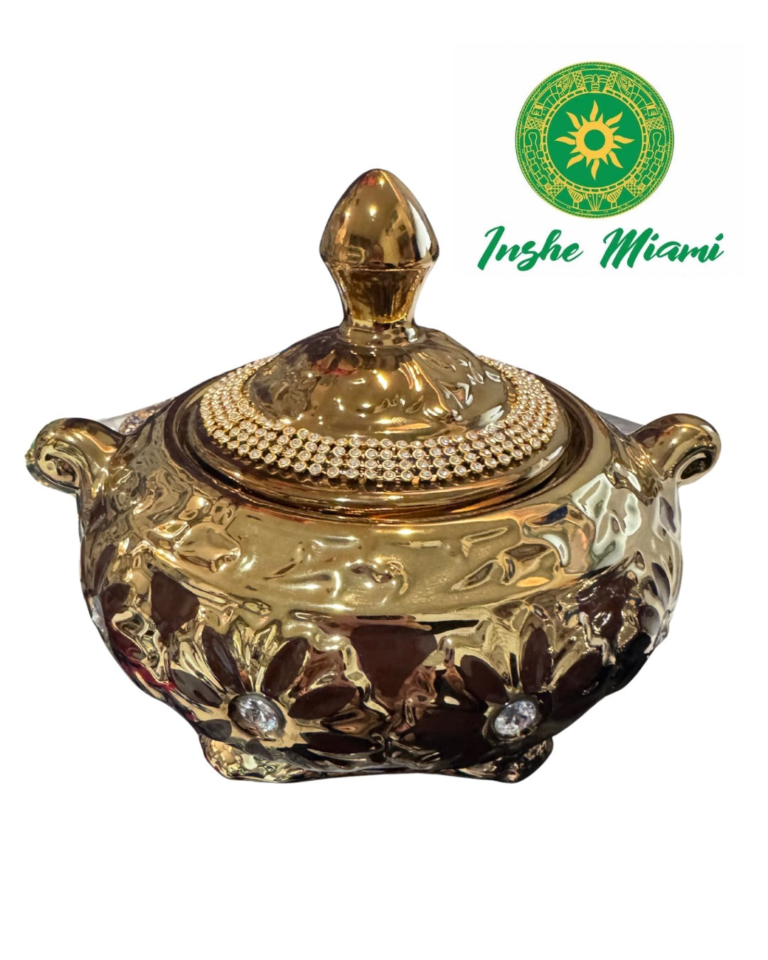 Sopera Chica con Perlas y Flor 8.5" (Elige entre sus opciones)