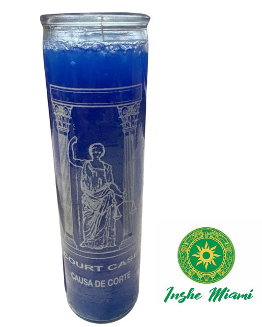 Vela de 8” de Caso de Corte – Spiritual Ritual Candle for Altars and Traditional Use