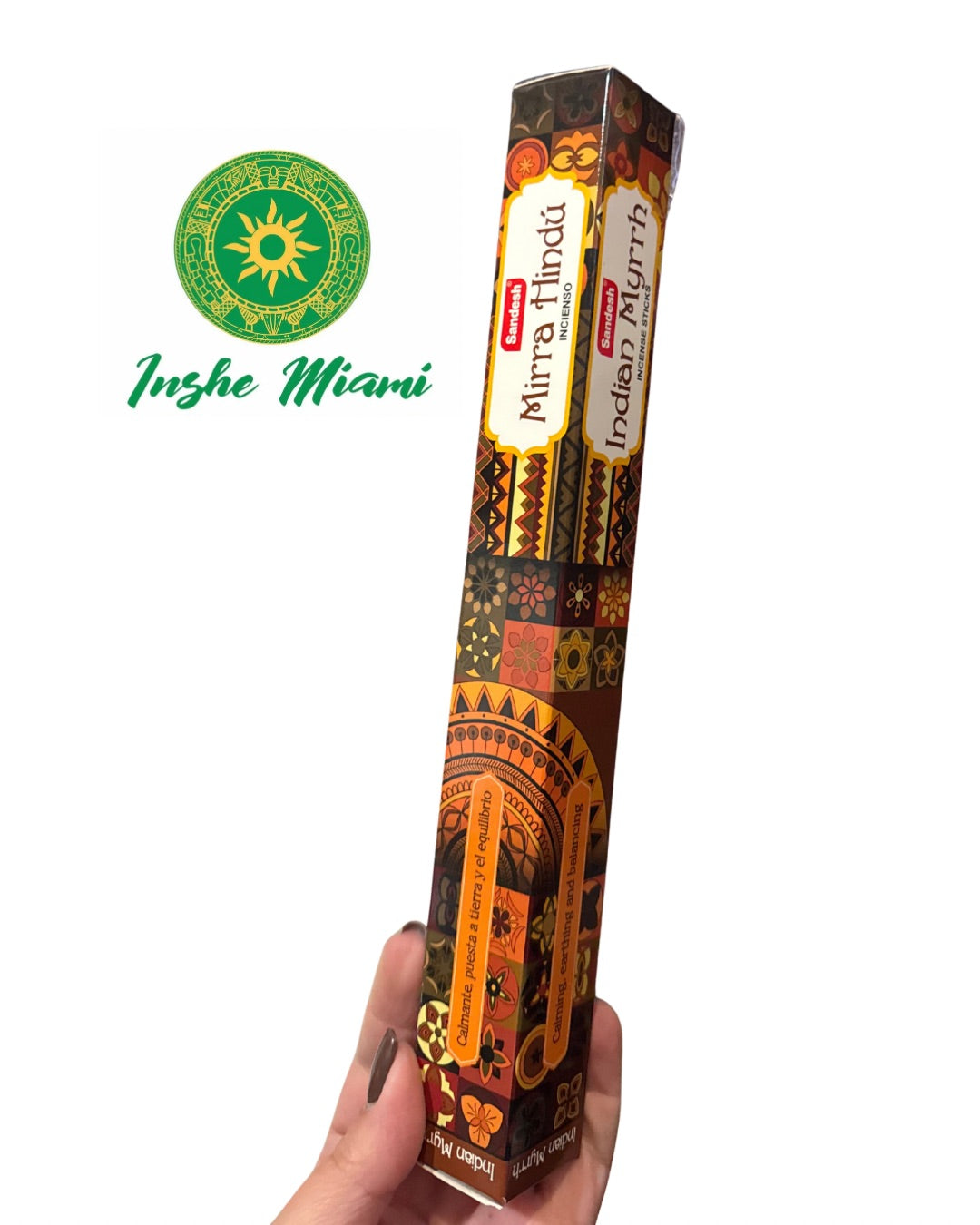 Incienso de Mirra Hindu (Formato Cuadrado)