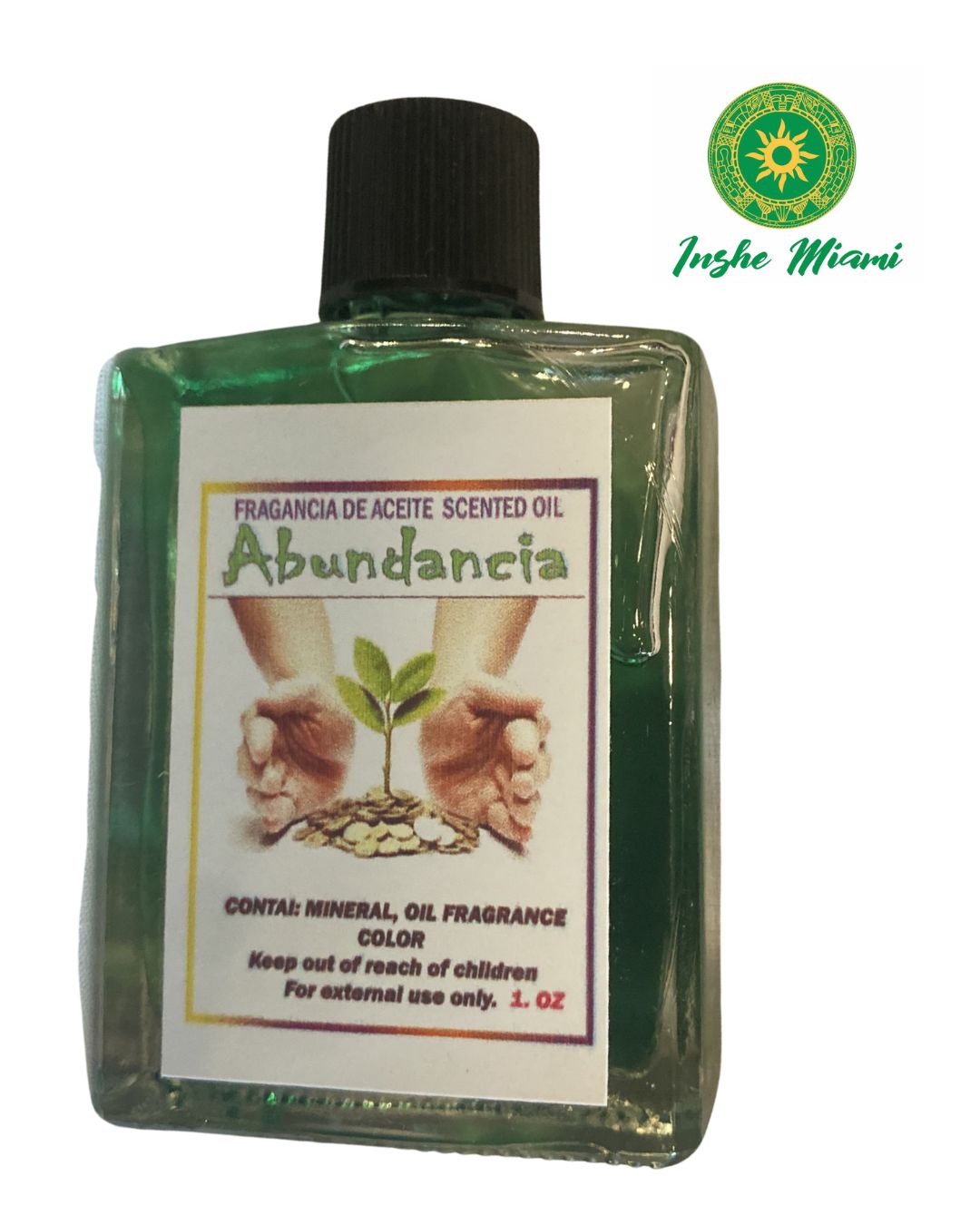 Money Abundance Oil 1 oz for Spiritual and Traditional Use | Inshe Miami