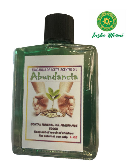 Aceite Abundancia del Dinero 1 oz para Uso Espiritual y Tradicional | Inshe Miami