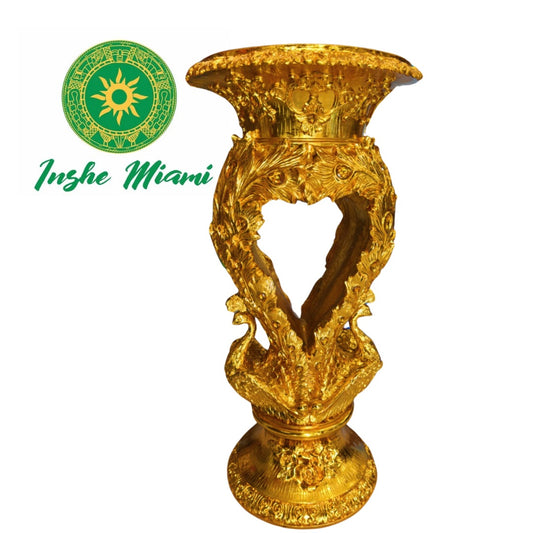 Pedestales con Cristal con Forma de Corazon