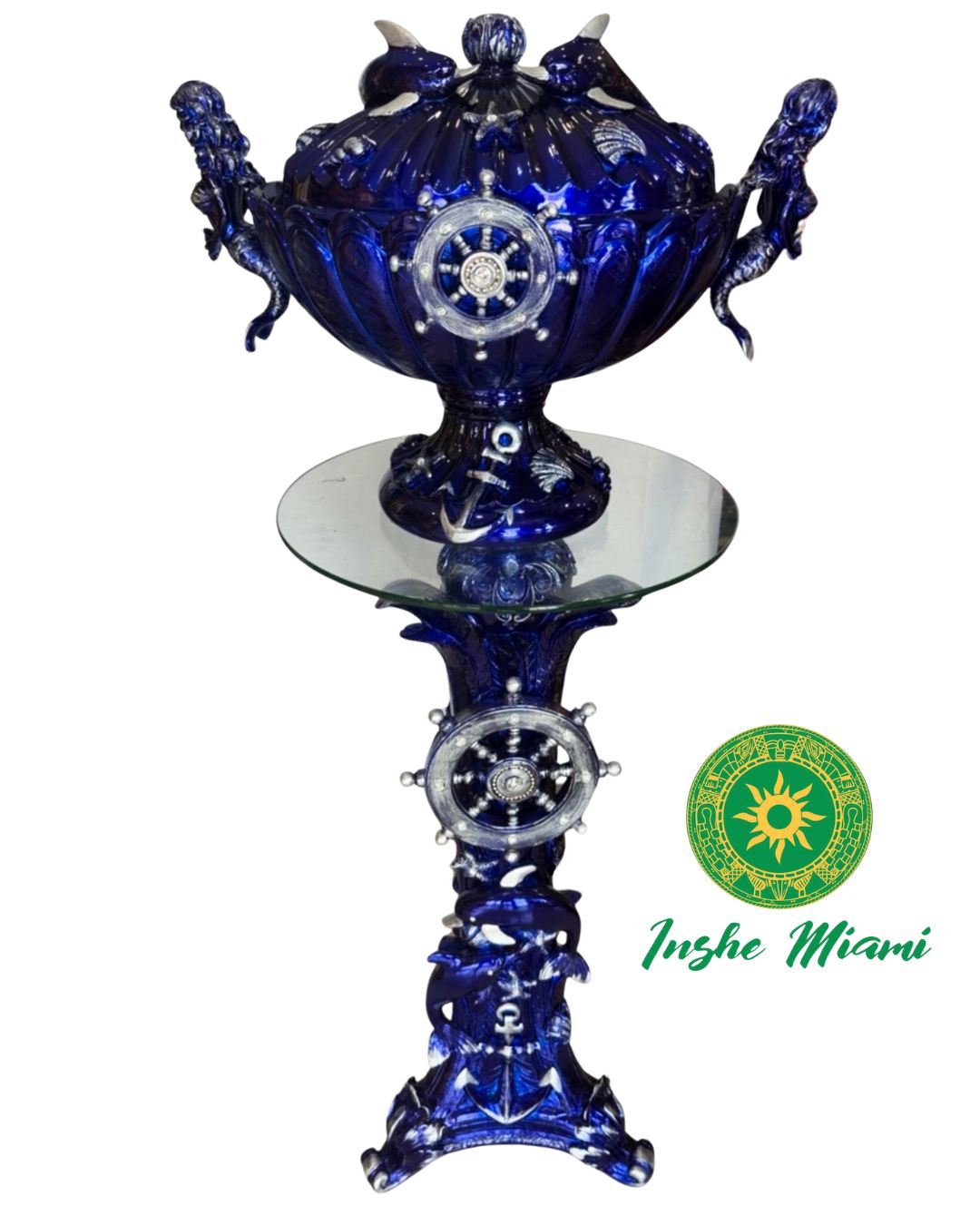 Juego de Pedestal y Potiche (3d)