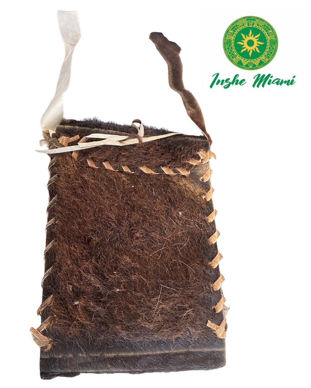 Cartuchera de Cuero Natural 10” x 8” – Bolso Tradicional de Piel | Inshe Miami