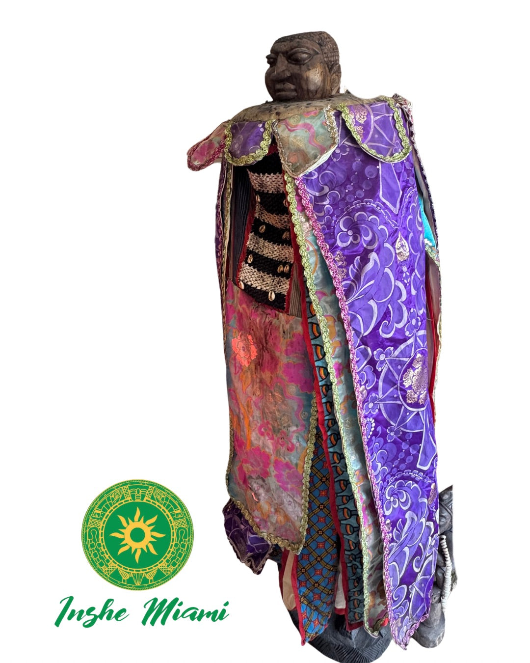 Traje Tradicional de Egungun para Hombre – Set Completo de 3 Piezas | Inshe Miami