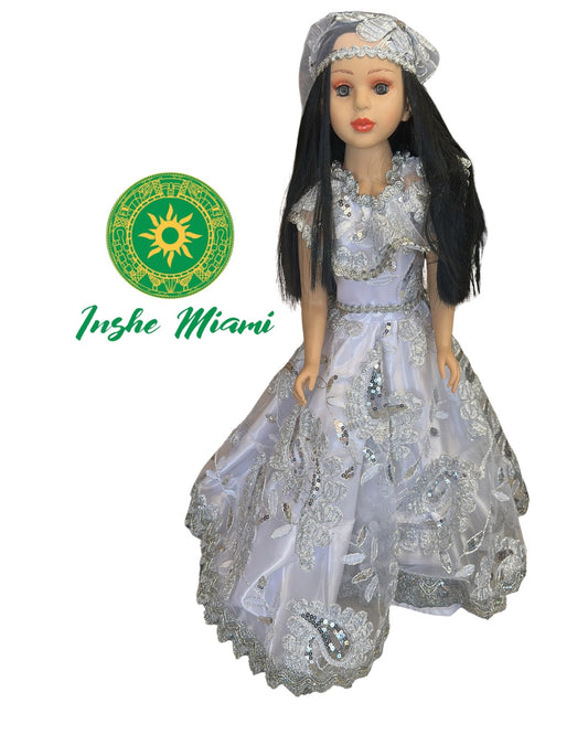 MUÑECAS DE GOMA GRANDE 26" DE ENCAJES