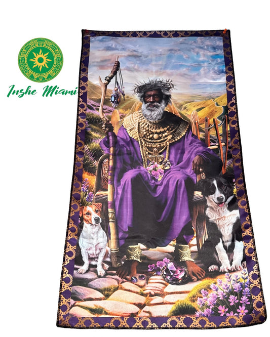 Tapiz de Orichas 28" x 18" (Elije el Santos )