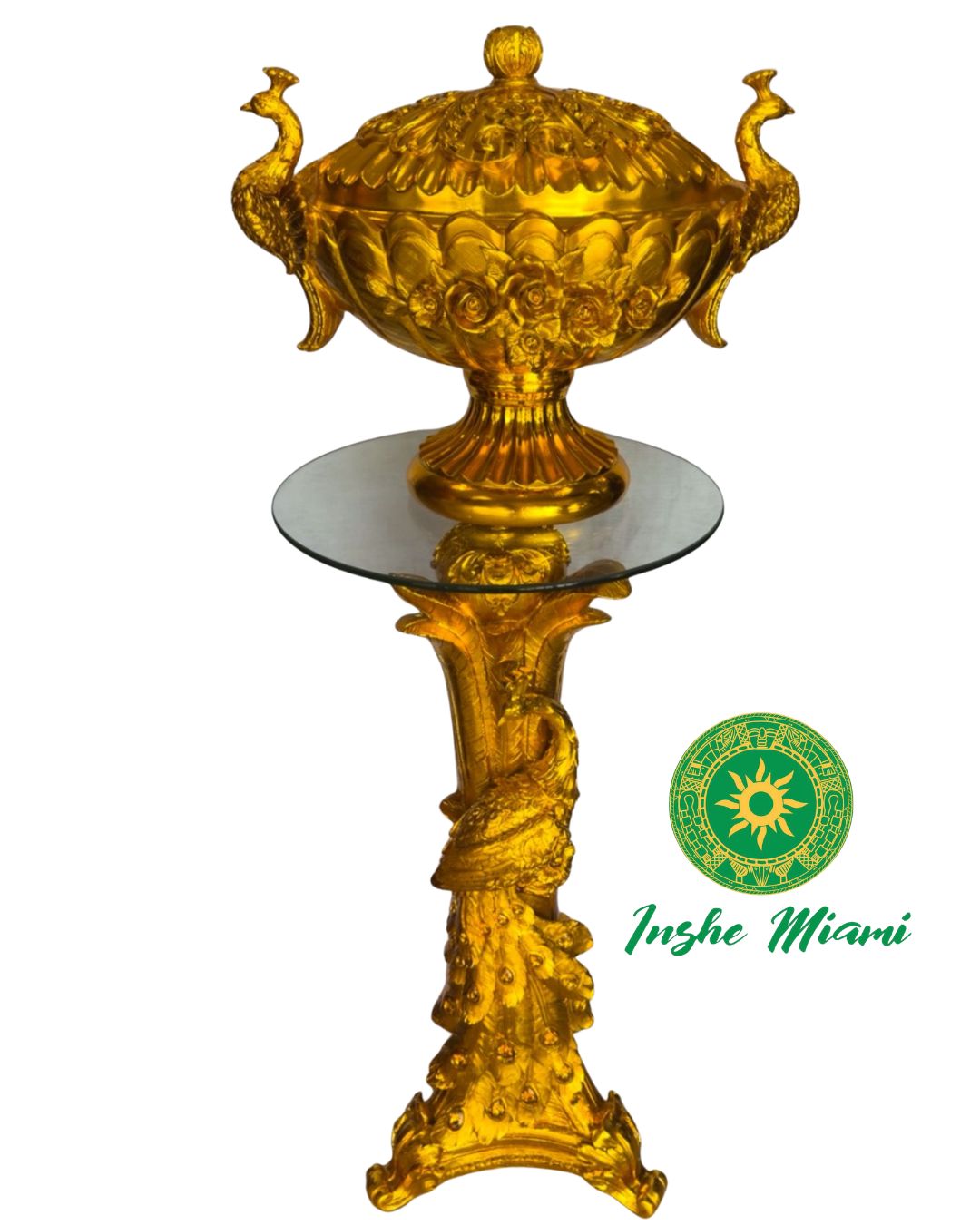 Juego de Pedestal y Potiche (3d)