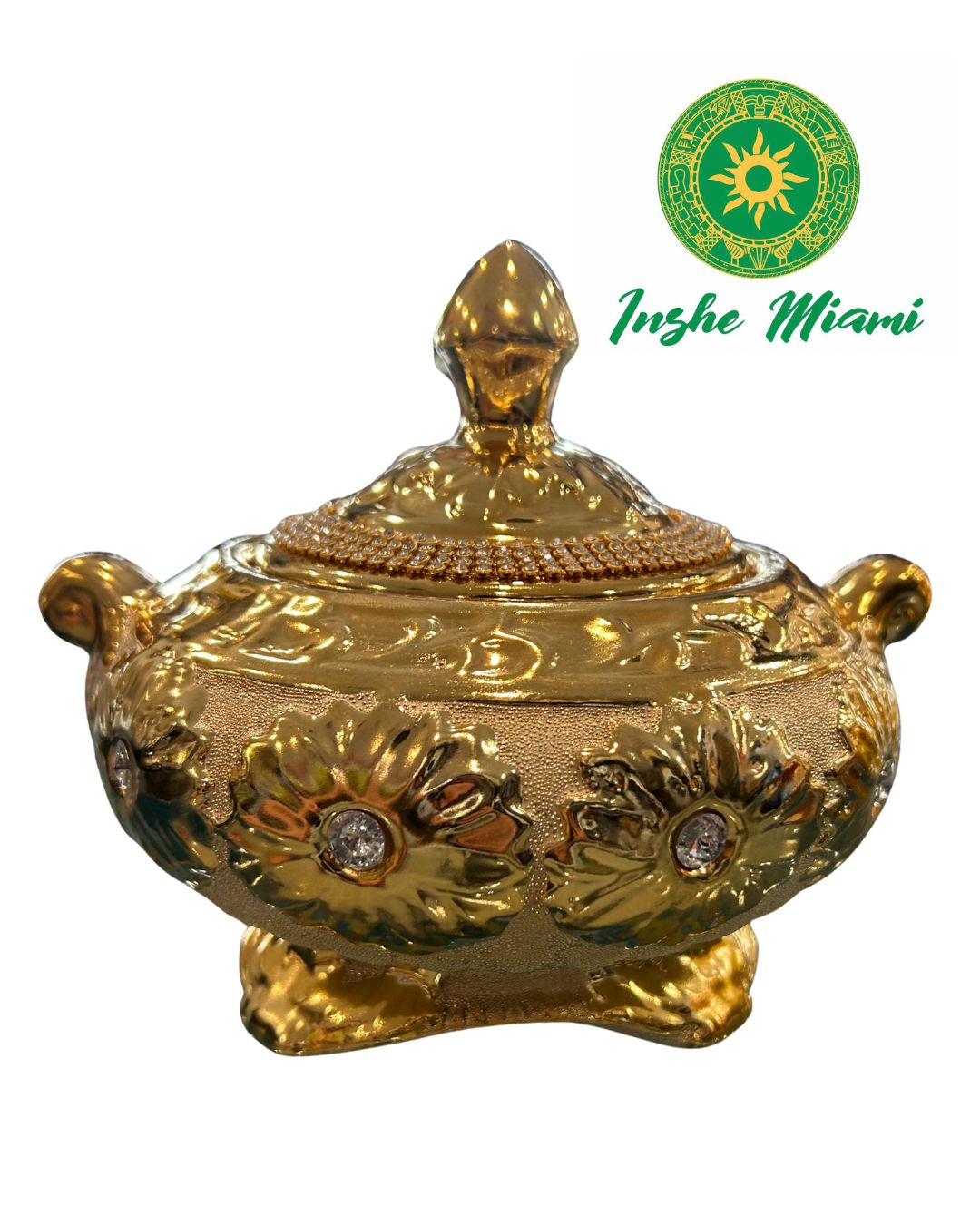 Sopera Chica con Perlas y Flor 8.5" (Elige entre sus opciones)