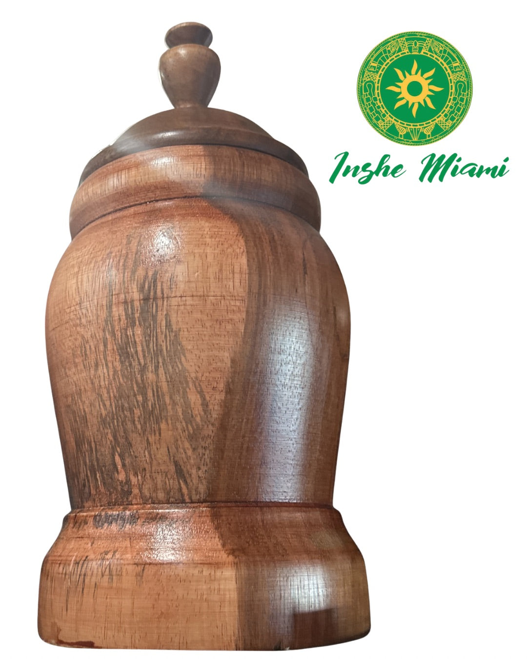 Lebrillo de Aggayú de Madera Maciza | 18” | Hecho en Madera Natural - Inshe Miami