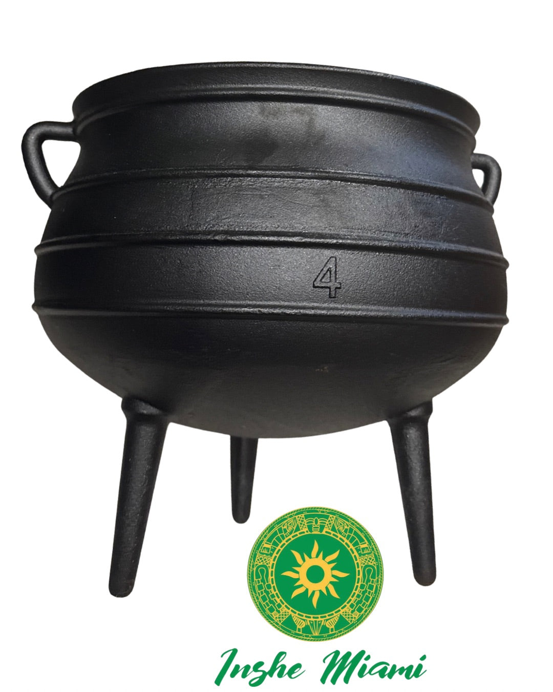 15" Iron Cauldron for Ogun - Professional Extra Large Spiritual Cauldron for Warriors, Egun and Prendas (Cast Iron)