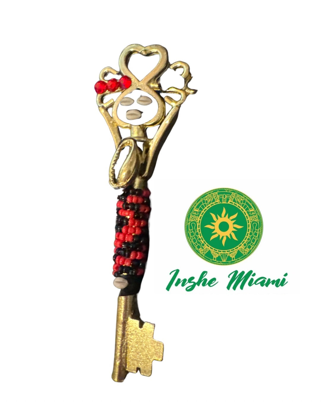 Llave de Elegua 4”(Metal Dorado)