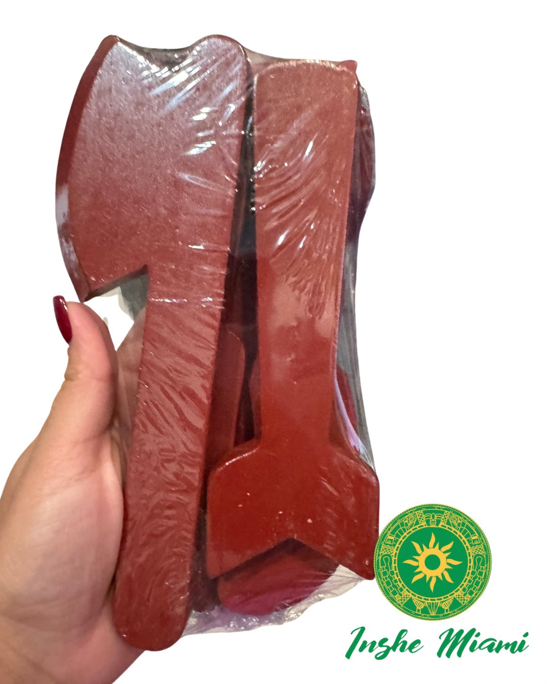 Herramientas de Chango Color Caoba 7"–8" | Juego Tradicional de Madera | Inshe Miami