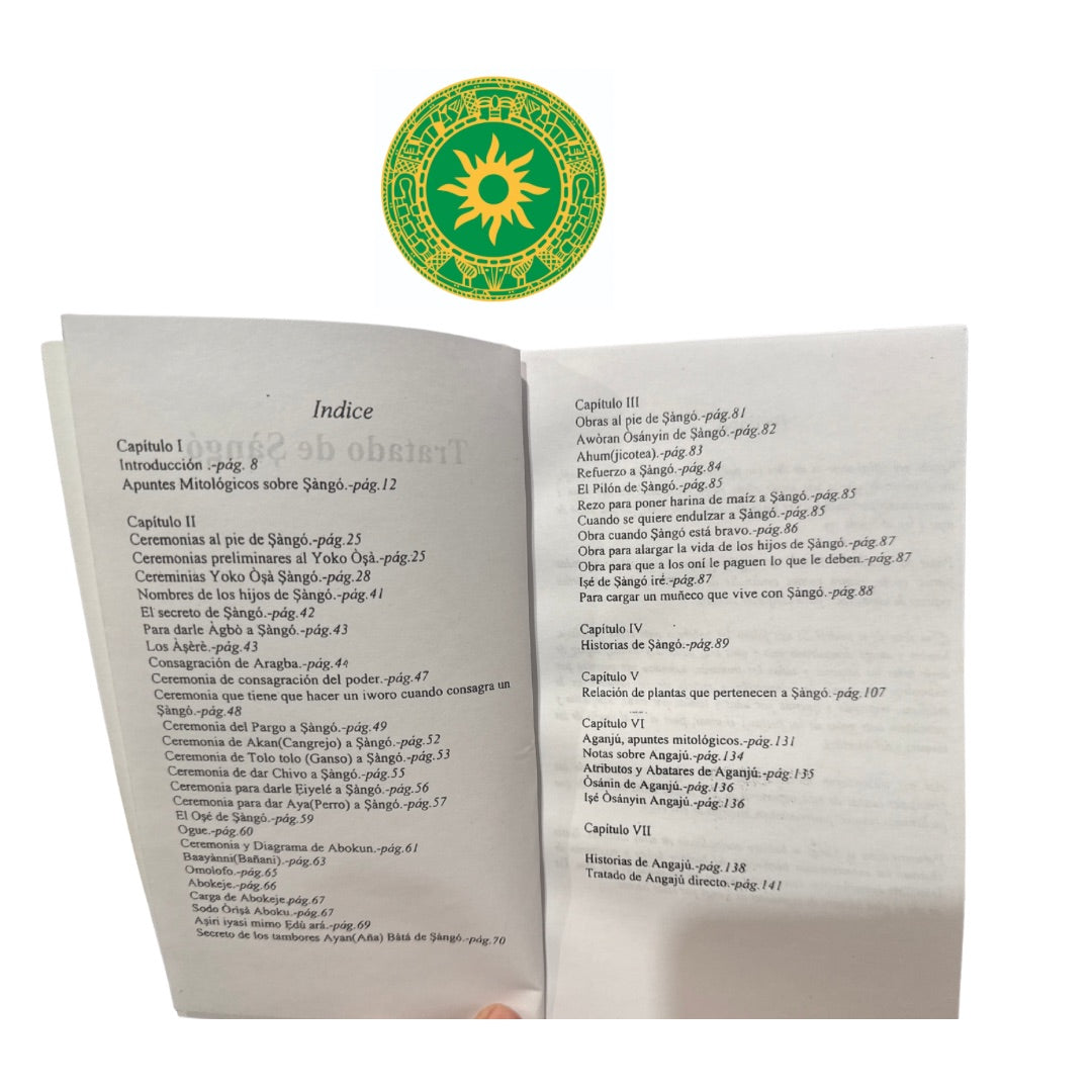 Libro Tratado de Shango y Agayu