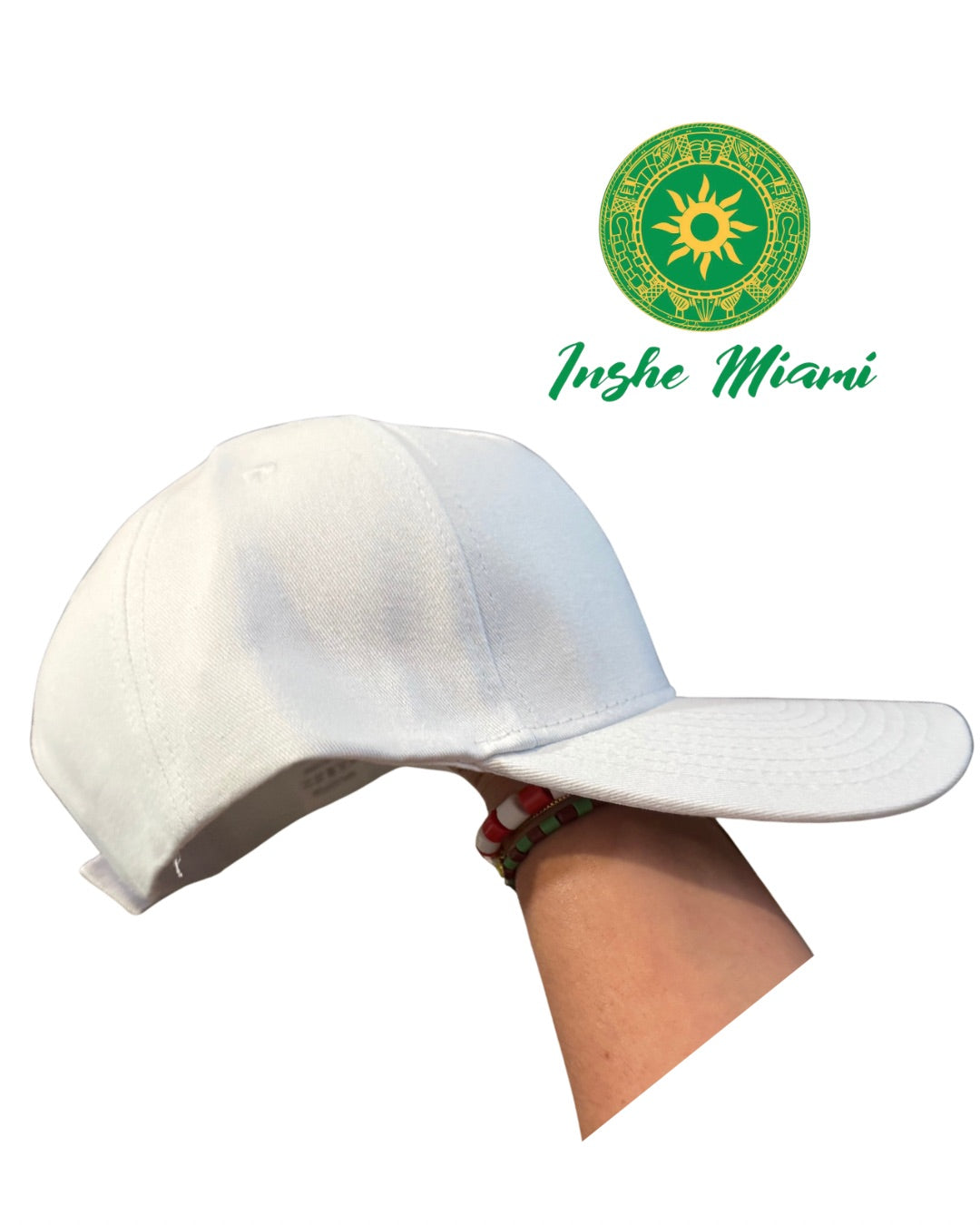 Adjustable White Cap – Religious, Ceremonial, and Daily Use | Inshe Miami