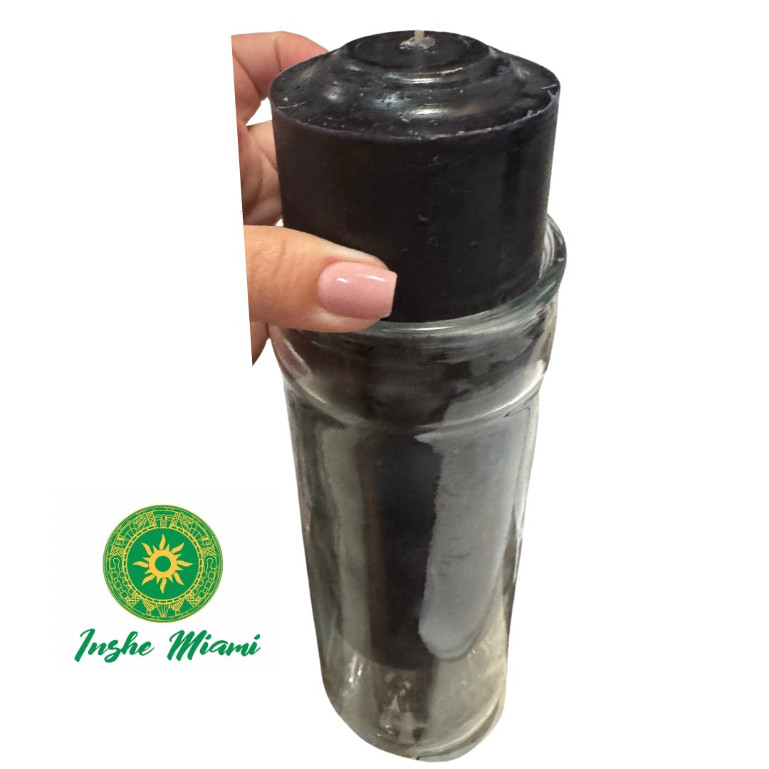 WHITE CANDLE 8"