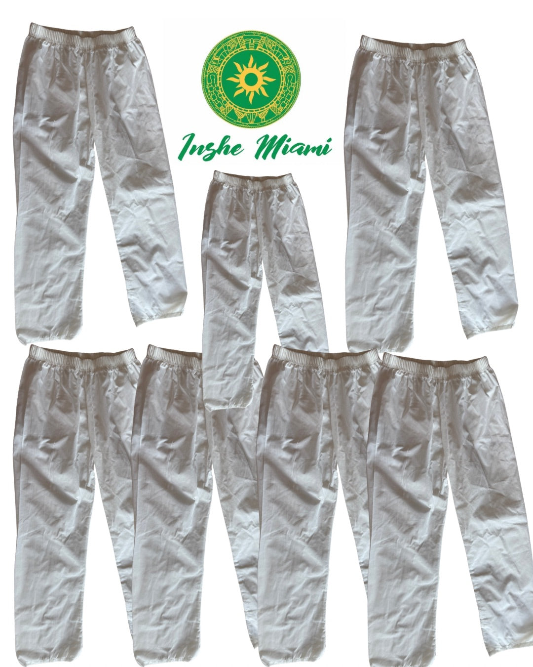 Pijama Blanca Sencilla (Set de 7) VENTA FINAL – Uso Religioso Iyawó | Inshe Miami