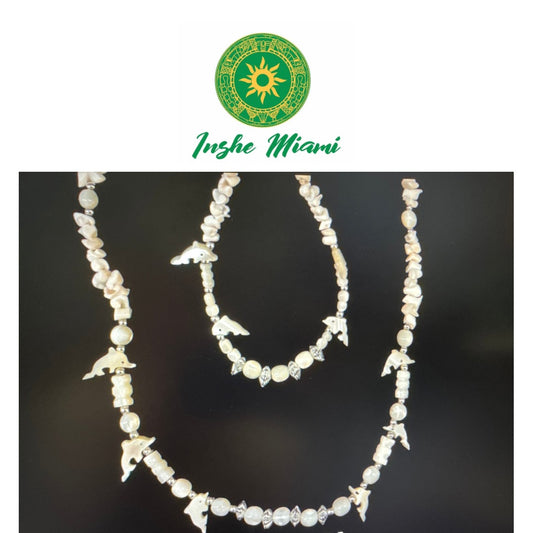 Collar y Pulso con Elefante – Set Espiritual y Decorativo | Inshe Miami