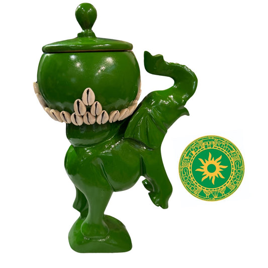 Pozuelo y Elefante de Madera