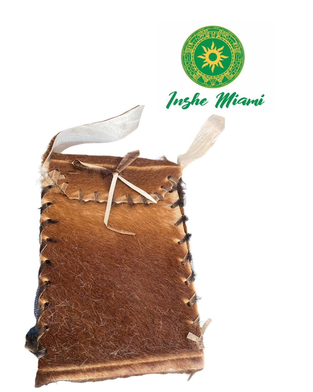 Cartuchera de Cuero Natural 10” x 8” – Bolso Tradicional de Piel | Inshe Miami