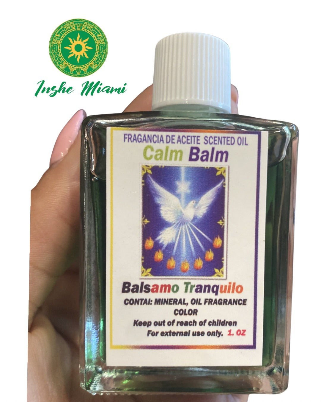 Calm Balm Oil 1 oz for Spiritual and Traditional Use | Inshe Miami