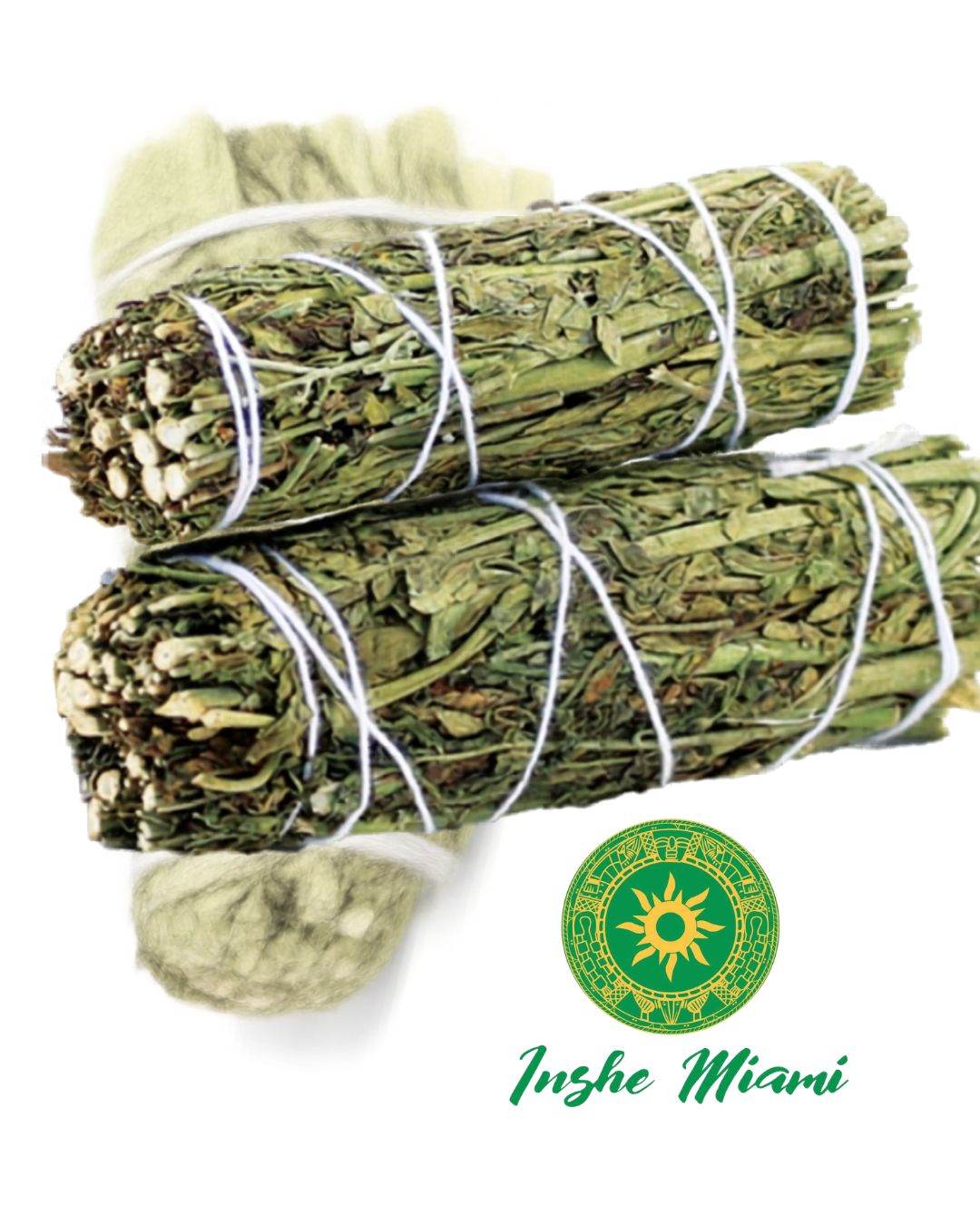Rue Smudge Stick 3–4” | Natural Rue Smudge Stick 3"–4" for Spiritual Cleansing | Inshe Miami