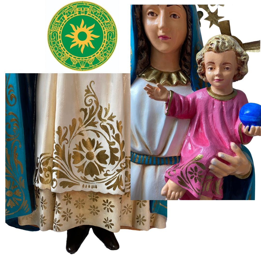 Imagen de la Virgen de la Caridad 6 Pie (Recogerlo en el Almacen)