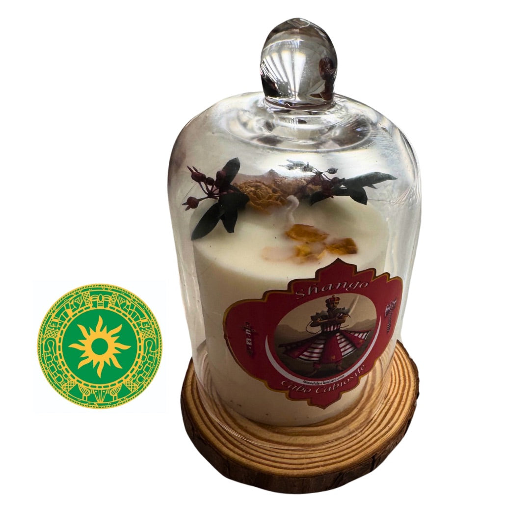 Vela Aromatica en Base de Madera