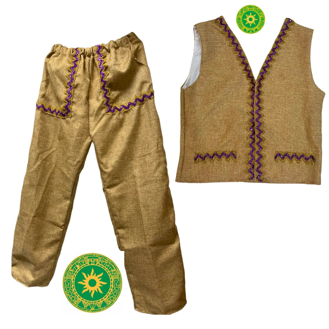PANTALON Y GORRO DE SACO