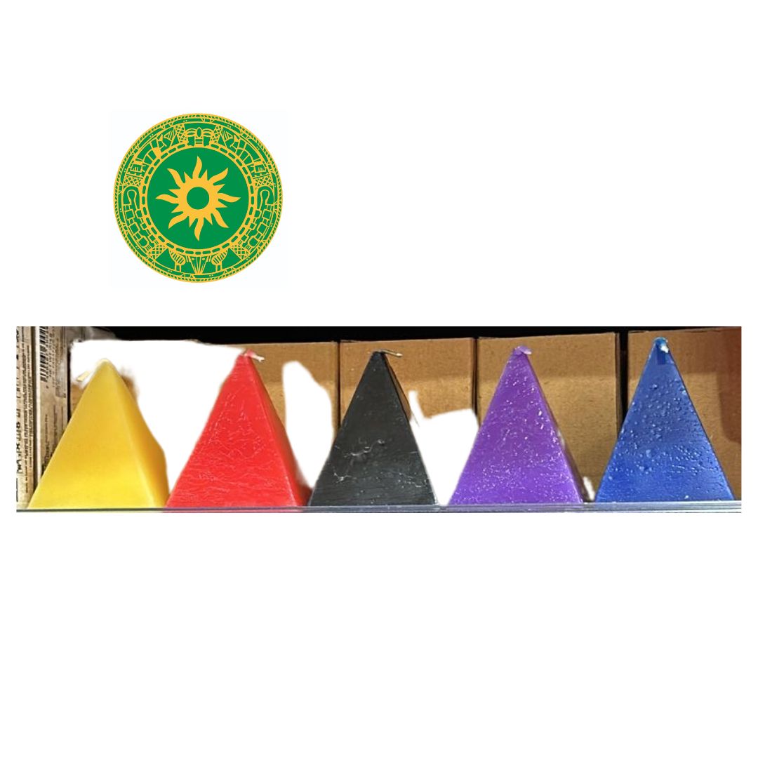 Pyramid candle