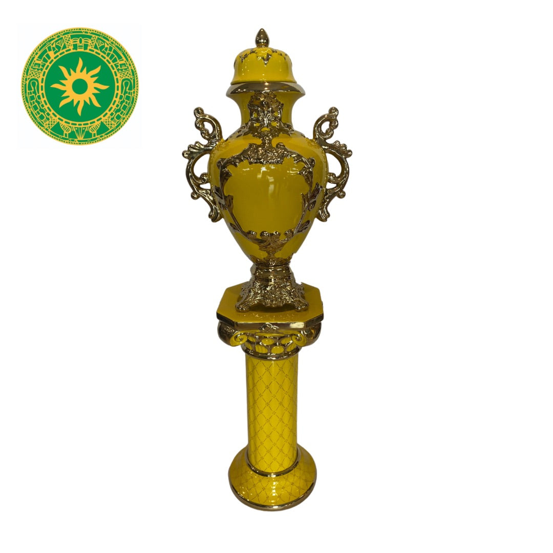 Juego de Pedestal y Potiche