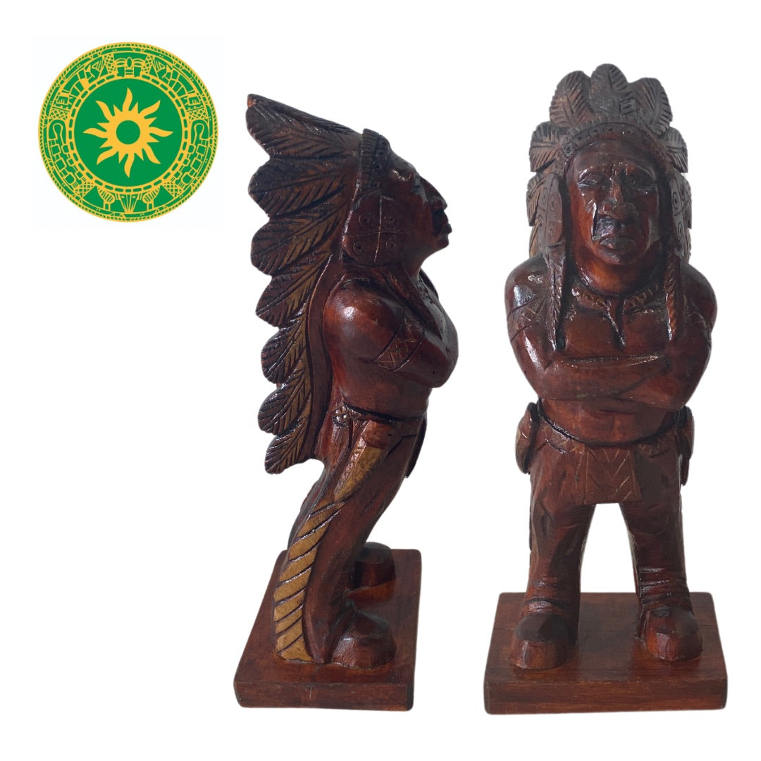 IKI WOODEN INDIAN