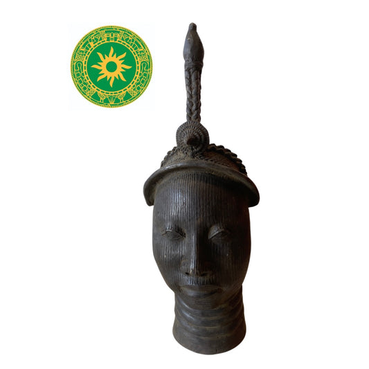 Efe Olokun de Bronce 17" - Oduduwa