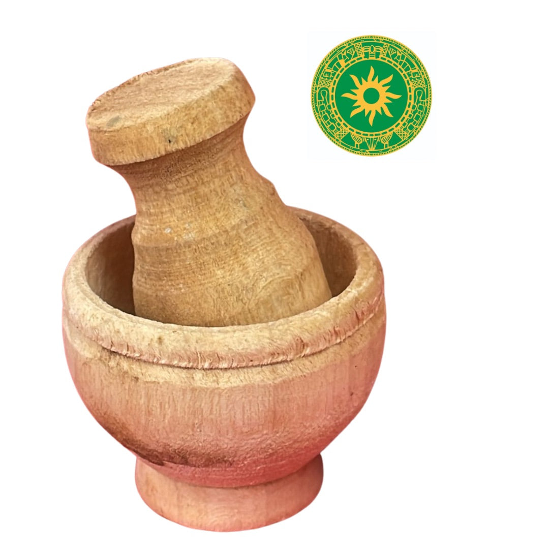 MORTERO DE MADERA 2"