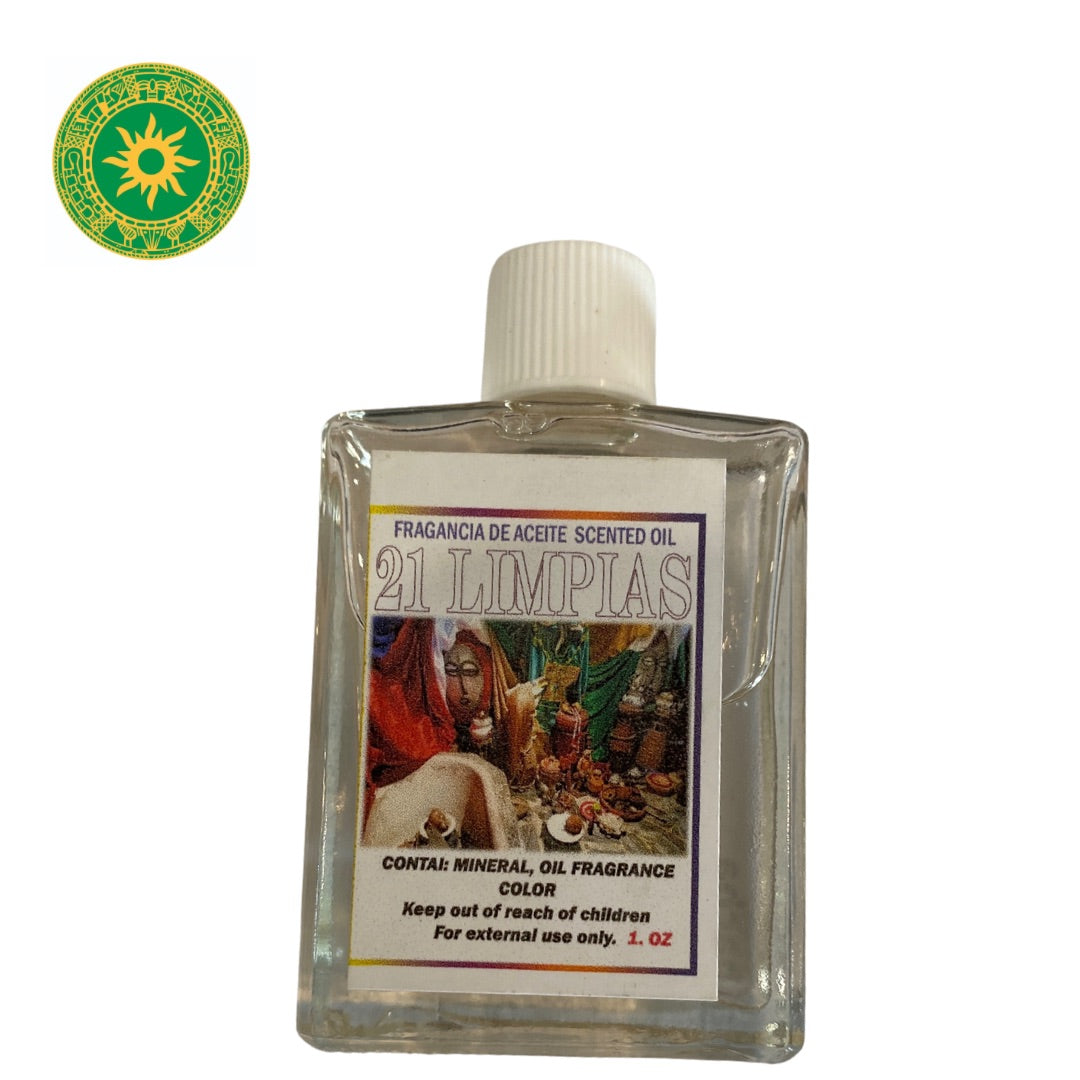 21 Cleansing Oil 1 oz for Spiritual and Traditional Use | Inshe Miami